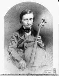 Portrait of Jacques Offenbach (1819-80) 1850